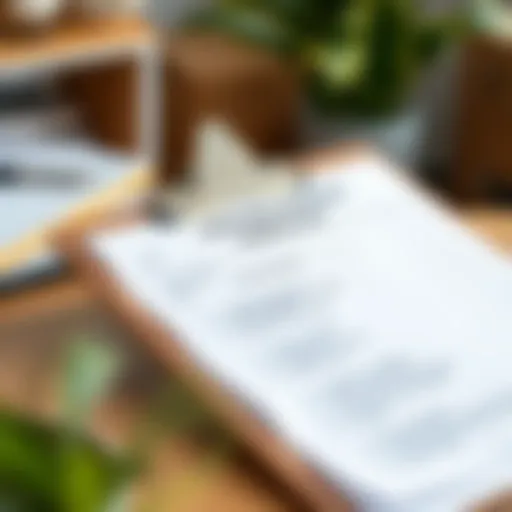 A beautifully organized moving checklist on a clipboard