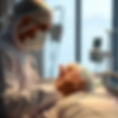 Compassionate Patient Care Experience Patient receiving care in a Dubai hospital