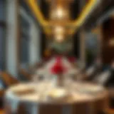 Elegant dining ambiance at India House Restaurant