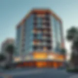 Exterior view of the J5 Building showcasing modern architecture