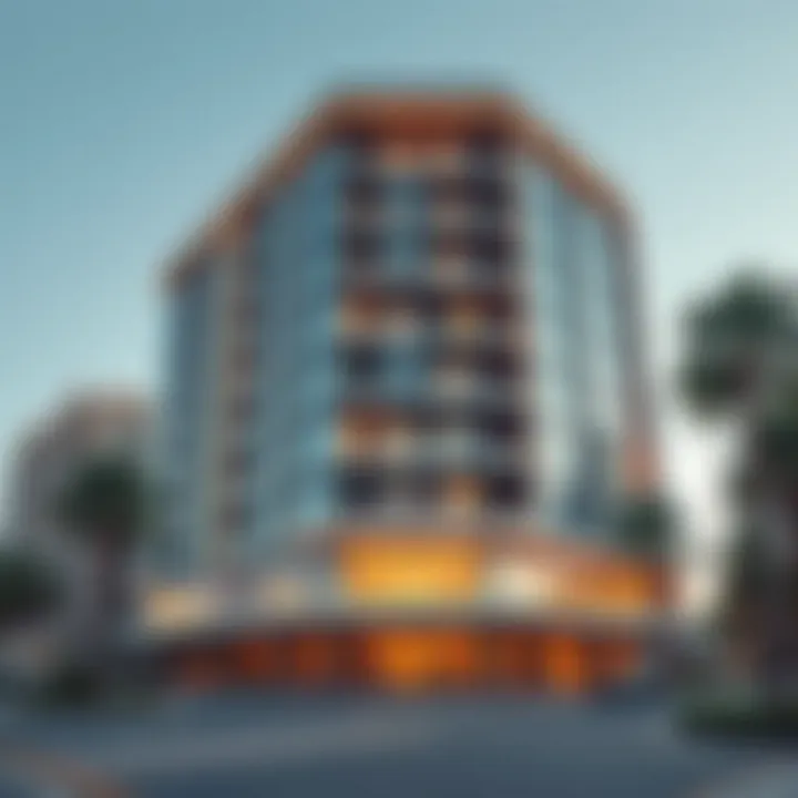 Exterior view of the J5 Building showcasing modern architecture