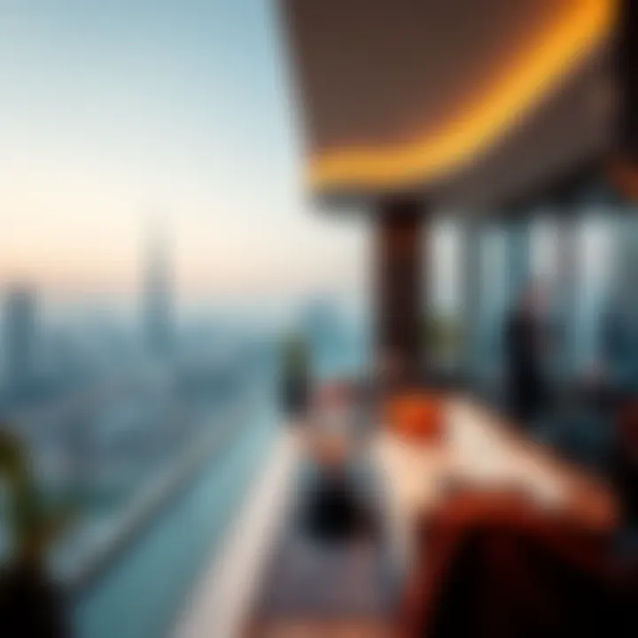 Panoramic view from the rooftop terrace of the J5 Building