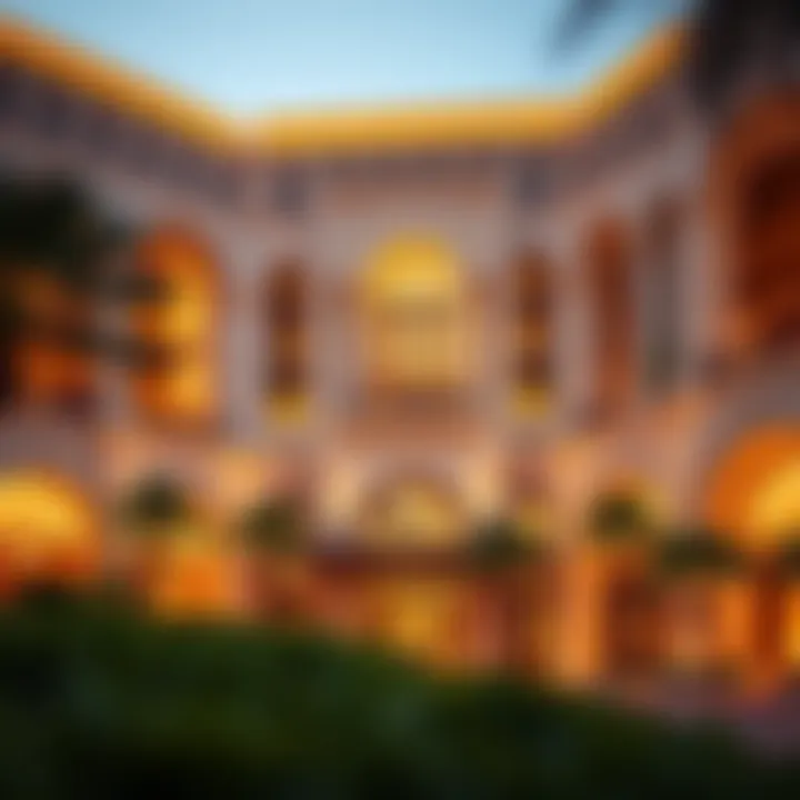 Detailed exterior design highlights of the Jumeirah Falcon
