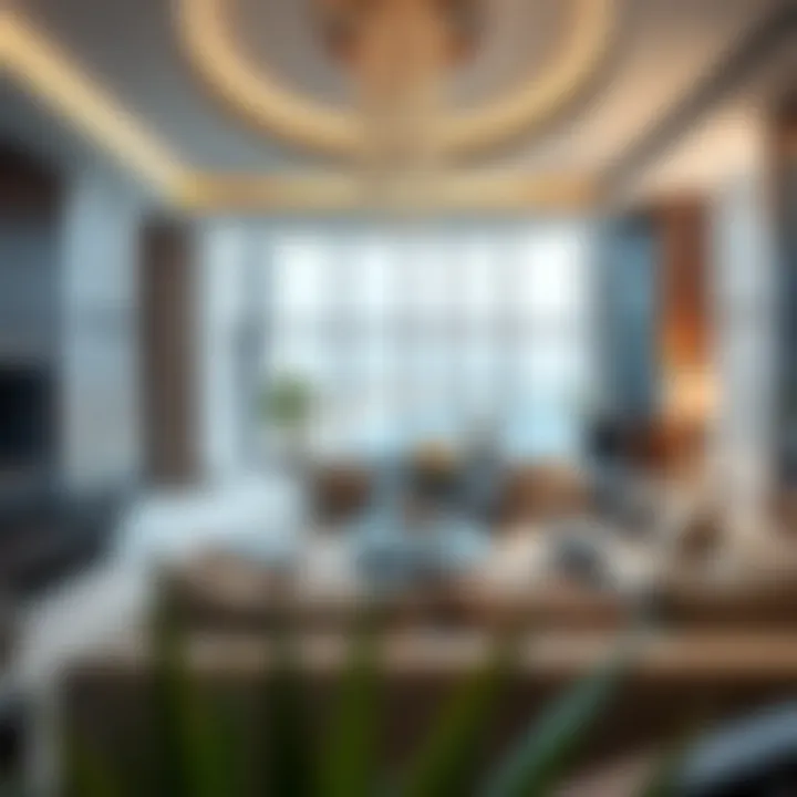Luxurious interiors of a residence within the Jumeirah Falcon
