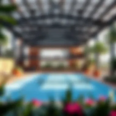 Modern amenities and recreational areas in Jumeirah Heights