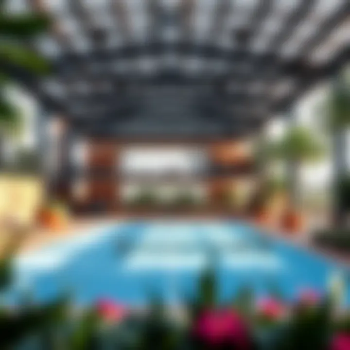 Modern amenities and recreational areas in Jumeirah Heights