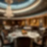 Elegant dining setup at Khalifa Restaurant