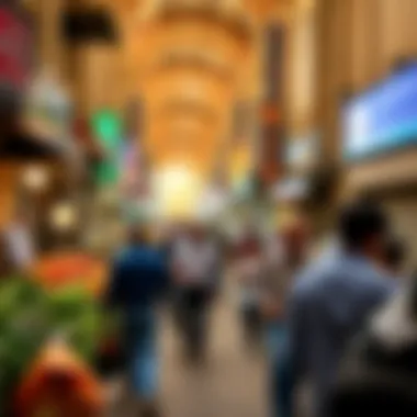 Bustling market scene at Kofiyat Street