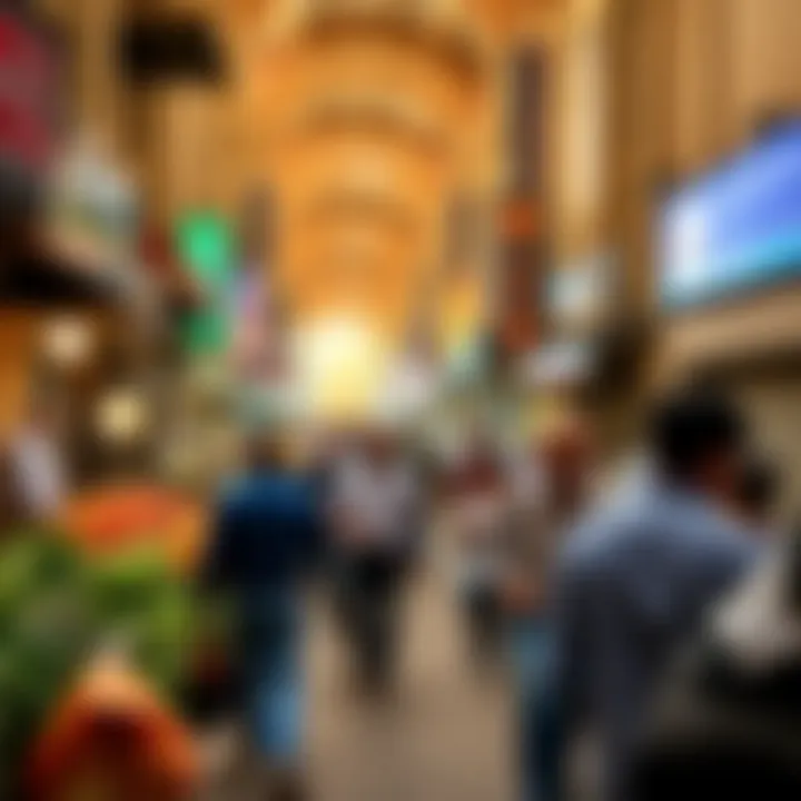 Bustling market scene at Kofiyat Street
