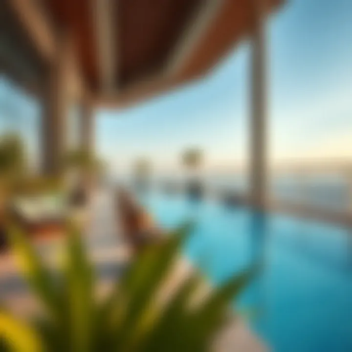 Amenities available at La Riviera Tower including pool and gym
