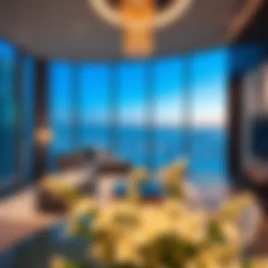 Luxurious interior of an apartment in La Riviera Tower
