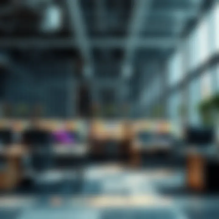 Innovative workspace inside a tech company in Dubai