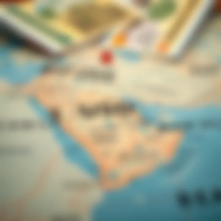 Map highlighting the significance of local currency in financial decisions