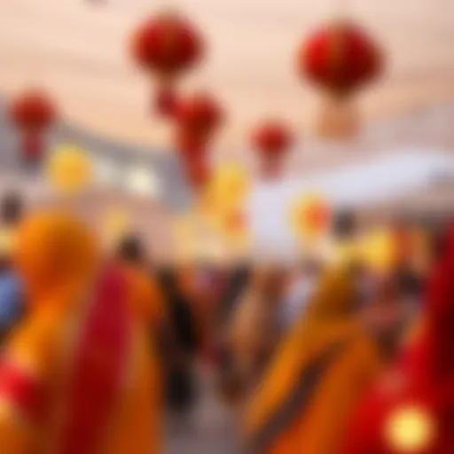 Cultural celebration during a local holiday in the UAE