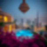 Stunning view of a luxury mansion in Dubai
