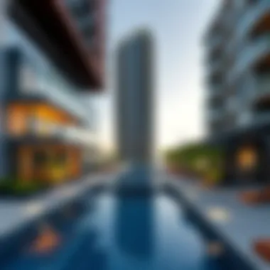 Modern architectural design of Marina Residences