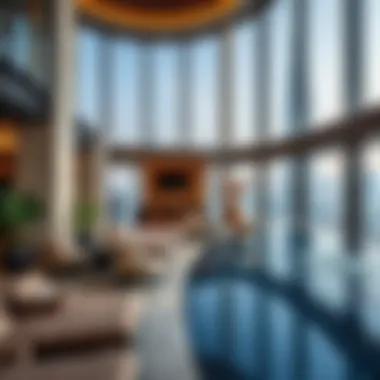 Luxurious amenities within Maryah Tower for residents