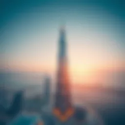 Aerial view of Millennium Tower showcasing its unique architectural design