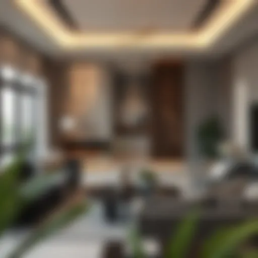 Contemporary Living Room Design in Mira Oasis