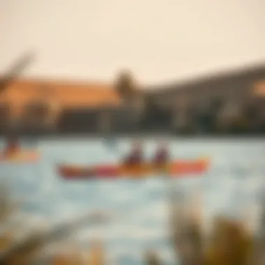 Recreational activities at Mubazzarah Lake