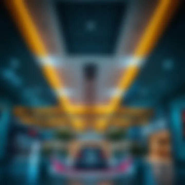 Interior design of Nakheel Mall highlighting retail spaces