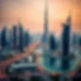 A skyline view of Dubai representing financial opportunities