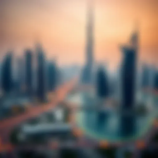 A skyline view of Dubai representing financial opportunities