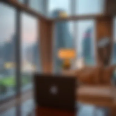 Expatriates enjoying remote work in Dubai