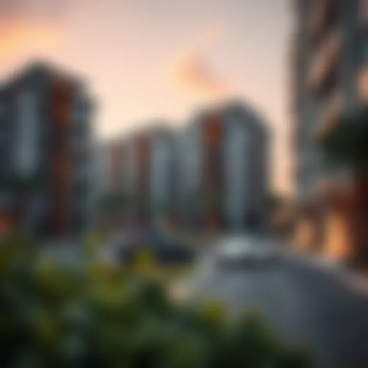 Contemporary Living in Jumeirah Village Circle Modern residential buildings in Jumeirah Village Circle reflecting contemporary architecture