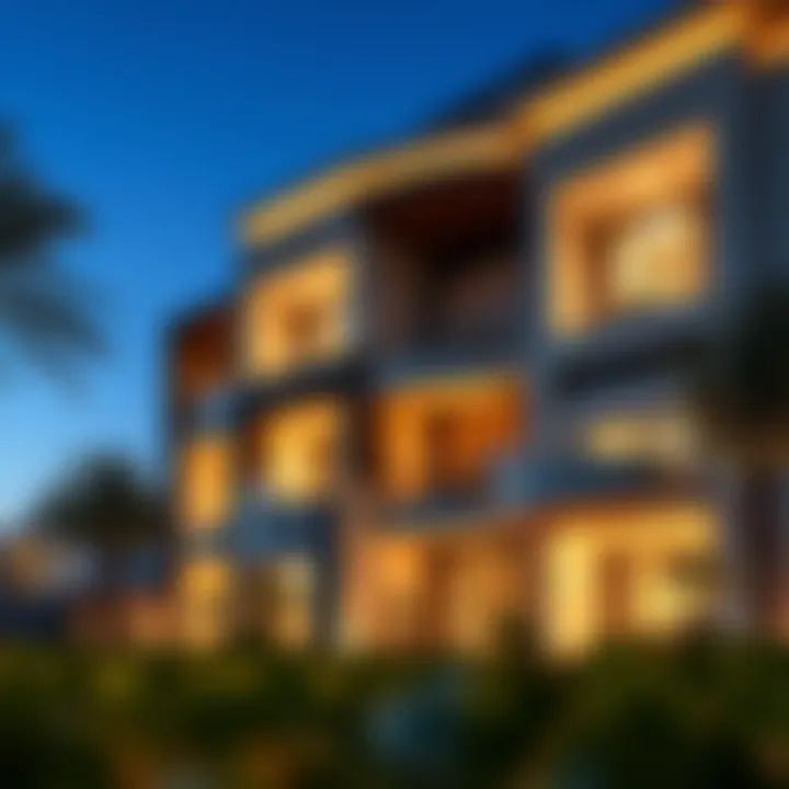 A luxurious residential property in Dubai