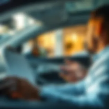 Understanding Car Financing Options A close-up of a financial consultation for car financing