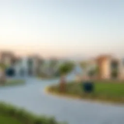 A scenic view of Liwan community showcasing modern architecture