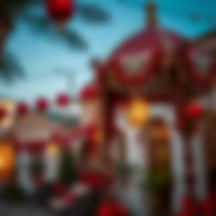 Traditional decorations symbolizing UAE festivities