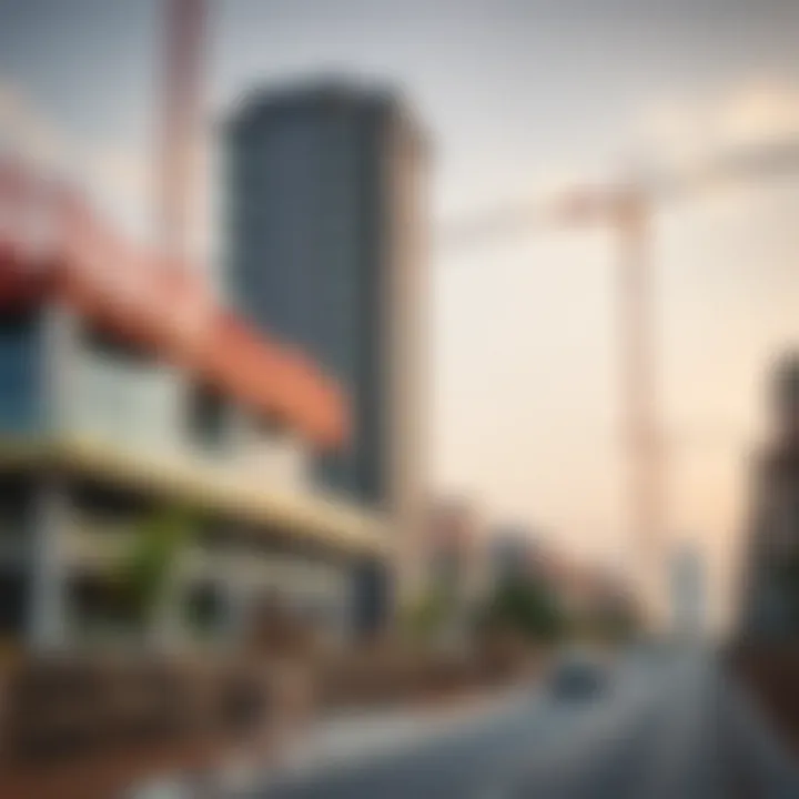 Noya Viva Under Construction Construction site of Noya Viva highlighting ongoing development