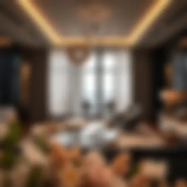 Sophisticated Interiors of One Palm Residences Interior of a lavish apartment within One Palm highlighting modern design