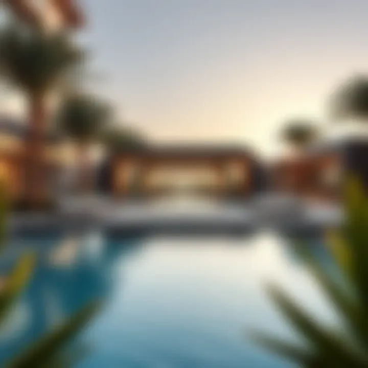 Luxurious pool area at One Palm offering serene relaxation