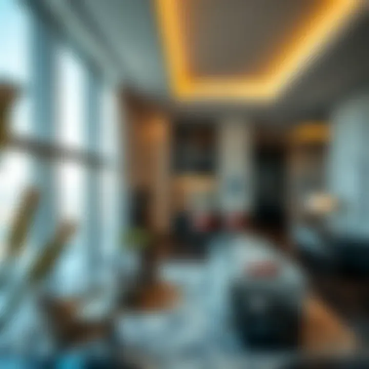 Interior design highlights of Oxford Tower residential spaces