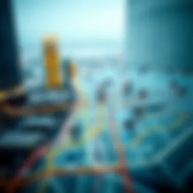 Metro map of Dubai illustrating the extensive network of transit options