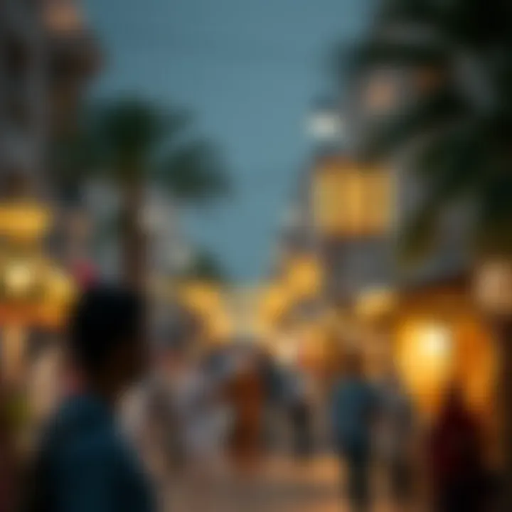 Cultural Ramadan festivities in a UAE neighborhood