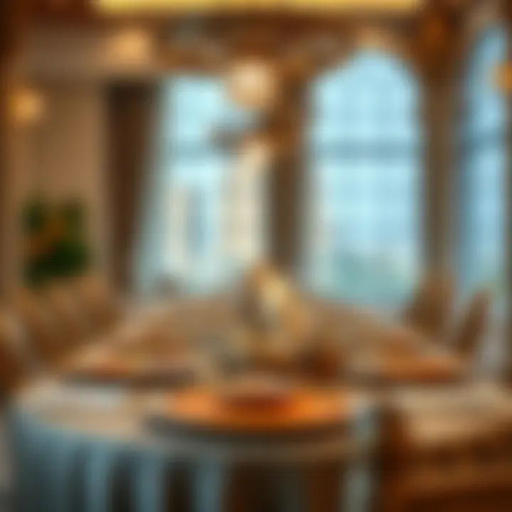 A beautifully set table for Suhoor meal