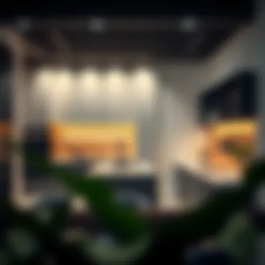 Modern kitchen featuring innovative design and luxurious materials