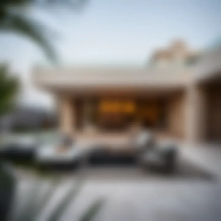 Luxurious outdoor space designed for relaxation and entertainment