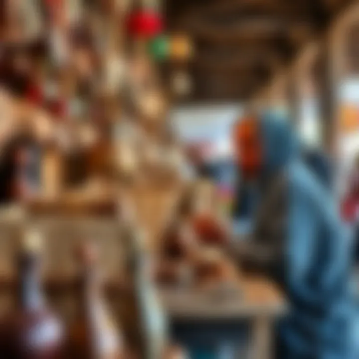 Artisans showcasing their crafts and cultural heritage