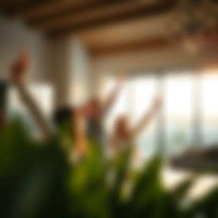 Celebrating Successful Property Investments Happy clients celebrating a successful property purchase