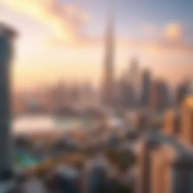 Dubai Skyline: A Gateway to Investment Opportunities A stunning view of Dubai's skyline showcasing properties
