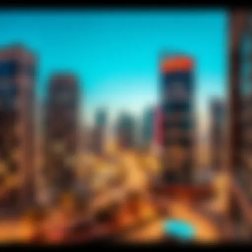 Al Barsha Skyline A stunning view of Al Barsha skyline showcasing modern architecture