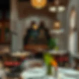 Interior ambiance of مطعم شمشيري showcasing traditional decor.