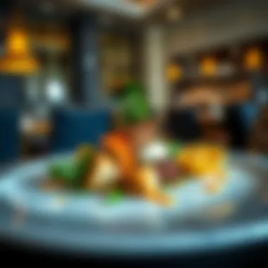 A beautifully plated dish representing the culinary offerings of مطعم شمشيري.