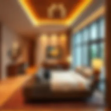 Stylish bed space arrangement in Ritaj DIP 2