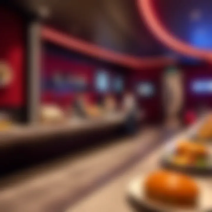 Gourmet concessions offered at Roxy Cinema